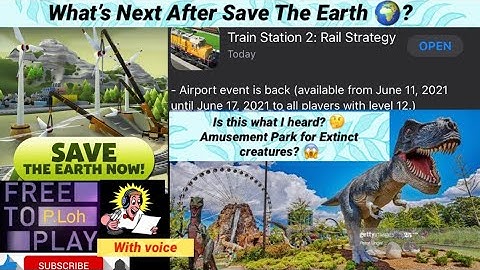 TrainStation 2 🚆#616: What’s Next after Save the earth 🌍 ? 🤔 Airport Mini Event...Then... 😱 🦖