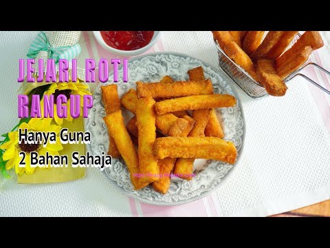 Jejari Roti Rangup | Jejari Roti Celup Tepung | Crispy Bread Stick