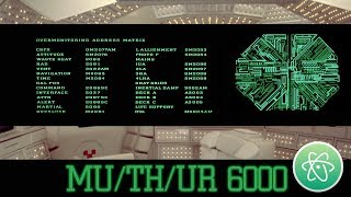 Alien "MU-TH-UR 6000" Theme for Atom Text Editor screenshot 5