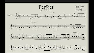 Ed Sheeran - Perfect (Sheet Music for Saxophone Alto) Playback inc Syntheticsax Cover