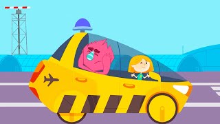 Катя и Эф. Куда-угодно-дверь - На посадку - Развивающий мультфильм для детей