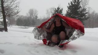 SOL Emergency Heatsheet/Blanket Review in Snow