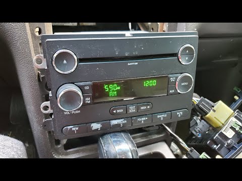 👨‍🔧 2008 2009 Ford Taurus X Factory Radio Stereo Audio Head Remove & Replace Lots More Vids Here