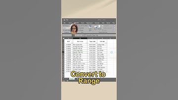 Cách xóa định dạng Table trong Excel mà không ai nói với bạn | Tô Thu Hoàn #excel #tothuhoan #shorts