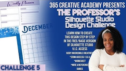 How to Make your Own Custom Calendars and Planner Pages in Silhouette Studio