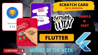 How to create Scratch Card in Flutter. Flutter Widget of the week. Scratcher Widget. Scratch Screen.