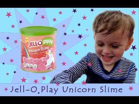 Jello Play Edible Slime Unicorn Slim Diy Diyslime Edibleslime Jelloslime