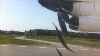 FinnComm ATR 42-500 take off from Pori