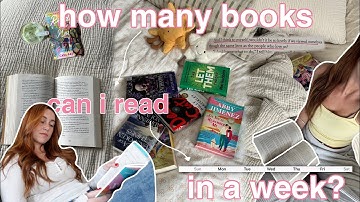 how many books can i read in a week? 📚🕺🏻 (mood reading, new releases, + great reads ⭐️)