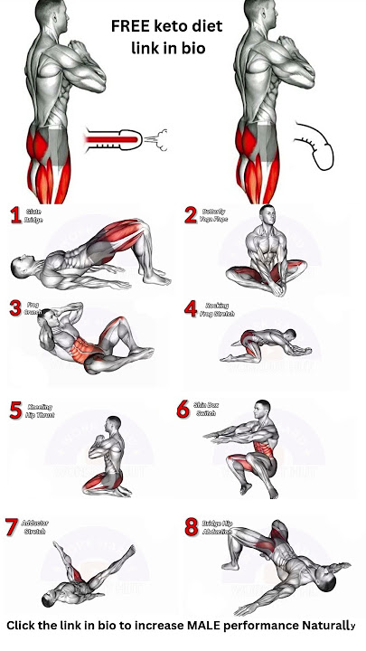 The BEST 8  Exercises to increase penis size.
