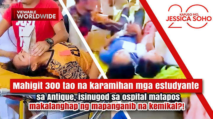 Mahigit 300 tao, naospital matapos makalanghap ng mapanganib na kemikal?! | Kapuso Mo, Jessica Soho