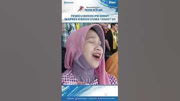 Pemicu Dosen IPB Meilanie Buitenzorgy Sebut Wapres Gibran Cuma Tamatan SD