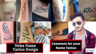 Neha Name Tattoo  YouTube
