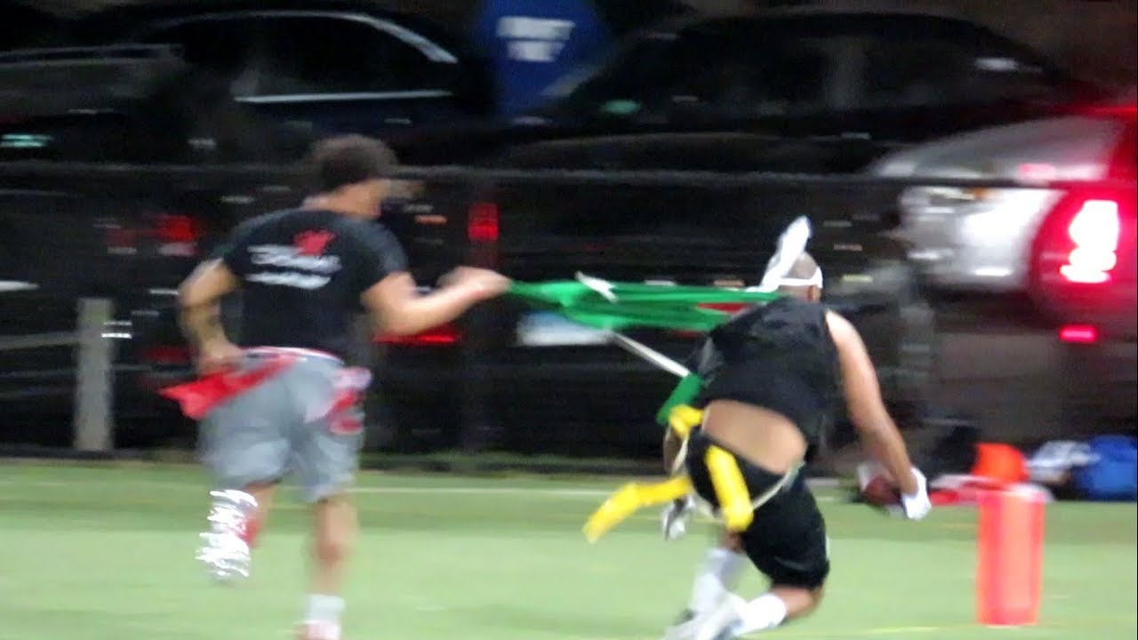 NBC Sports Peacocks vs Sweat Burritos Flag Football League Lione