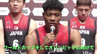 【公式】バスケ男子ワールドカップ日本代表候補が発表！八村＆渡邊コメント