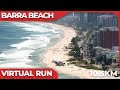 Praia da Barra, Rio de Janeiro - 10.5Km Virtual Run in 4K