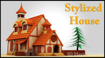 Autodesk Maya_How to model a Stylized House in maya 2019