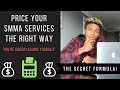 How To Price Your Social Media Marketing Services (The PROPER Way)