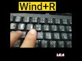 How to open Run command in computer shortcut #computergyan #youtubeshorts