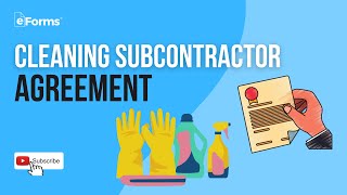 Cleaning Subcontractor Agreement EXPLAINED