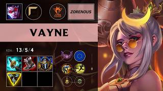(TOG Zorenous) Vayne Top vs Tryndamere - EUW Master Patch 26.15