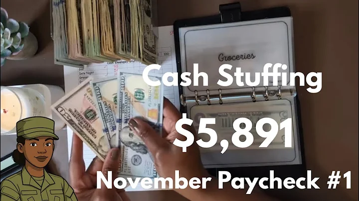 CASH STUFFING • $5,891 | November Paycheck #1 | Cash Envelopes | Sinking Funds | Savings Challenges