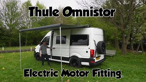 Thule Omnistor 6300 Electric motor fitting. Coalition Vans Tutorials. #vanconversions