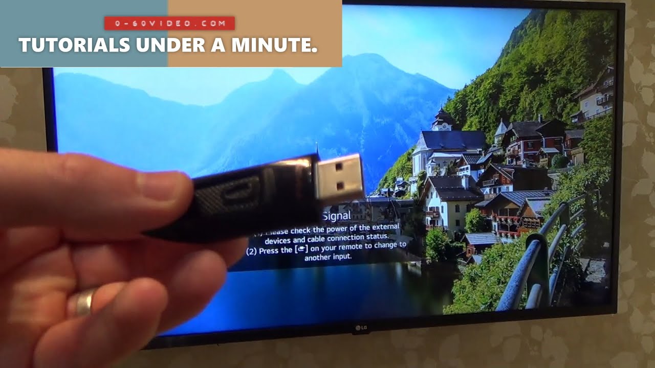 How To Use a Drive on a LG TV - YouTube