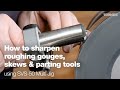 How to sharpen roughing gouges, skews & parting tools – Tormek SVS-50 Multi Jig – with Nick Agar