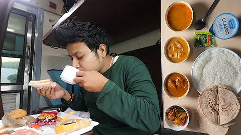 RAJDHANI EXPRESS 1ST CLASS CABIN JOURNEY | IRCTC FIRST CLASS FOOD REVIEW