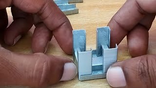 Staples cube tutorial | cube with stapler pins