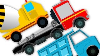 Trucks Song | Nursery Rhymes For Kids | Learn Transport | truck rhyme | tow truck | kids tv