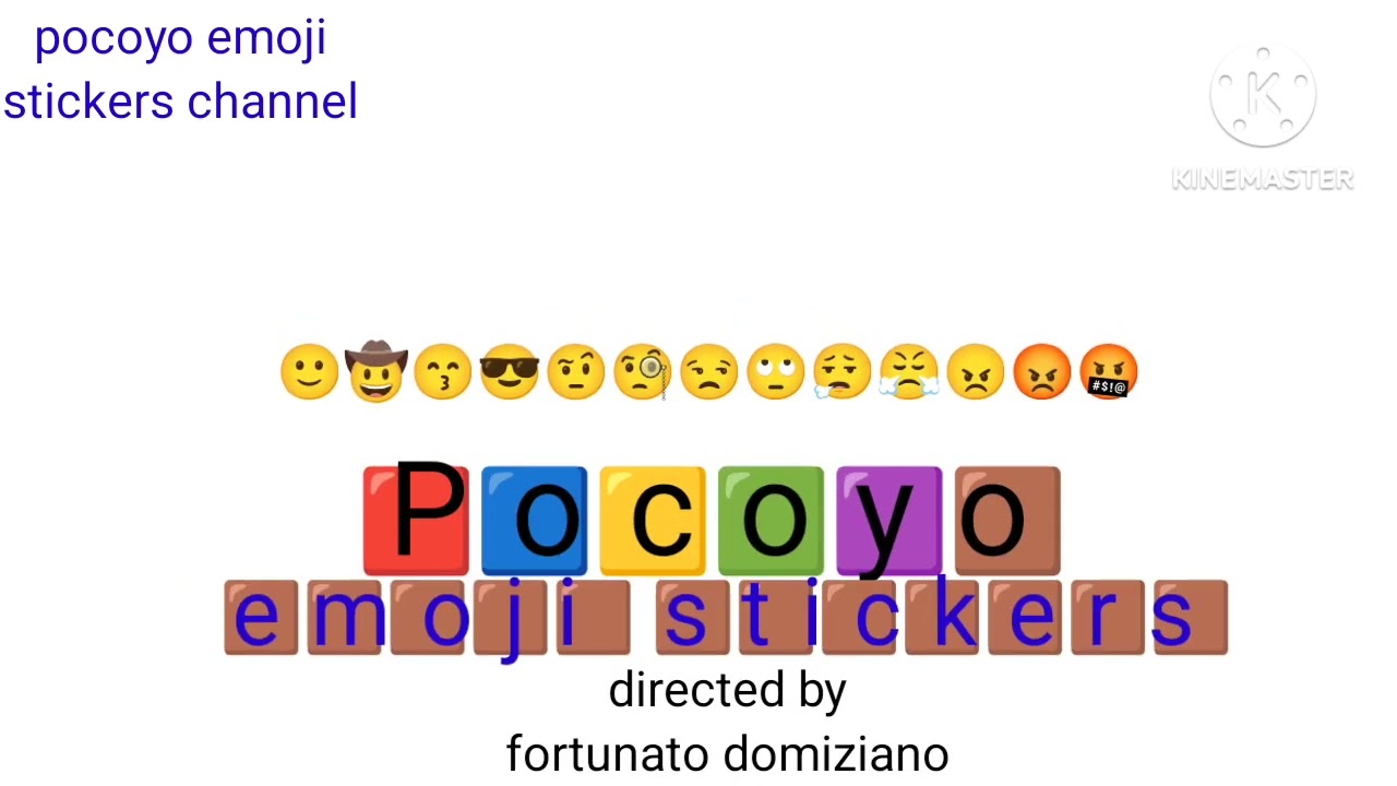 Sigla finale Pocoyo emoji stickers italia 1
