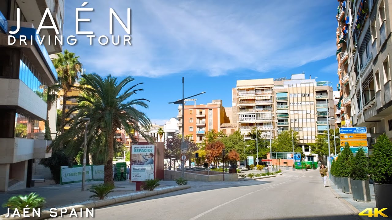 Tiny Tour  Jan Spain  Driving in the Capital of Jan Andaluca  2021 Oct
