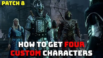 How to Get 4 Custom Characters (Working for Patch 8 - 2025)