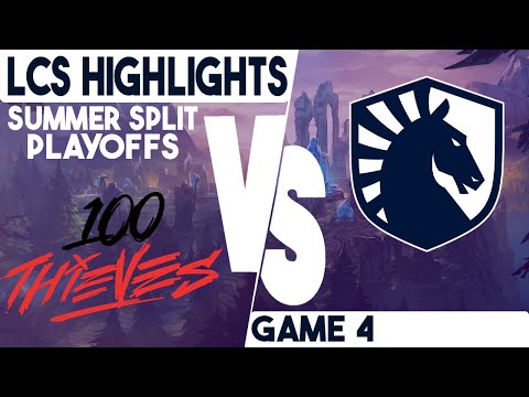 TL vs 100 Highlights Game 4 | LCS Playoffs Summer 2023 | Team Liquid vs 100 Thieves