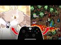 I played Hollow Knight and Vampire Survivors with the same controller