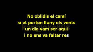 Video thumbnail of "Txarango - Mil Ocells ft Jarabe de Palo karaoke"