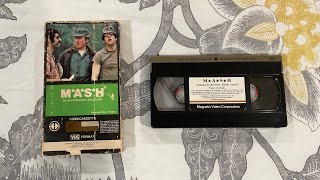 Opening & Closing to M*A*S*H 1977 VHS [Magnetic Video Corporation]