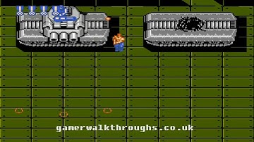 Super C (NES) walkthrough - Area 2