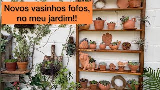 #Fiz um novo cantinho # para meus mini vasinhos#