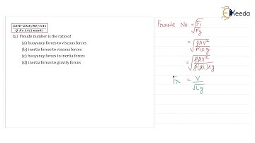 Fluid Mechanics : Step-by-Step Guide | Solving Previous Year GATE Question 36