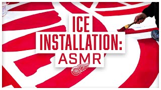 ASMR: Detroit Red Wings Ice Installation