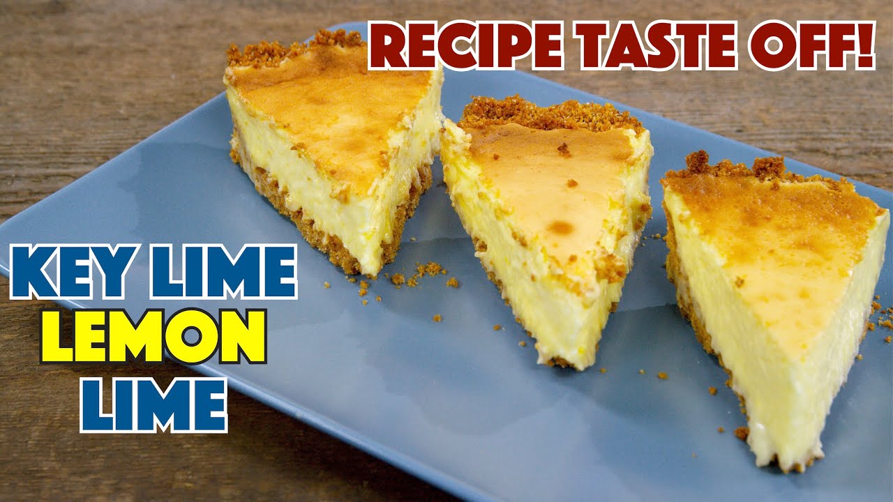 🏆 Key Lime Pie Vs. Lemon Pie Vs. Lime Pie Recipe Taste Off - Glen & Friends Cooking