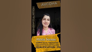 Avodha Excel Tally GST Course Review #avodhacourses