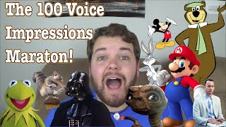 The 100 Voice Impressions Marathon