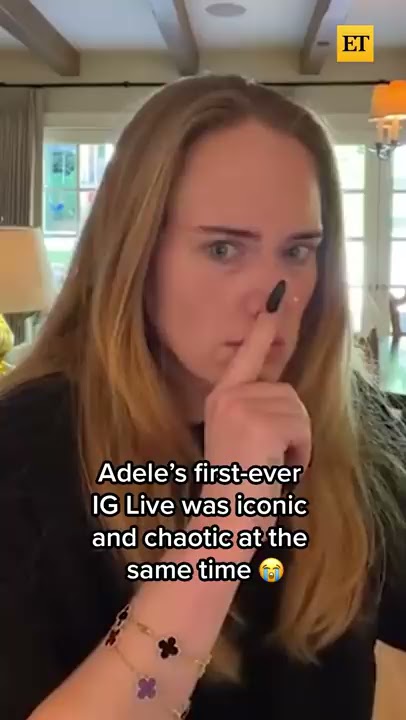 Adele's Instagram Live Was Chaotic & Iconic #Shorts
