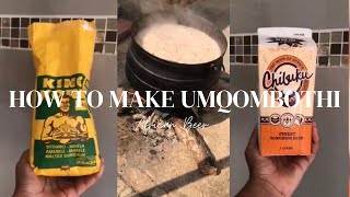 How to make Umqombothi(African Beer) Step By Step🔌| South African Youtuber Resimi