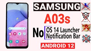 Samsung A03s Frp Bypass | No OS14 Launcher/Notification Bar No *#0*# Android 12 Without PC screenshot 4