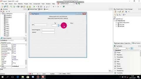 Pembuatan “ Form Loading dan Form Gaji Pegawai ” dengan Menggunakan Apk Delphi 2010
